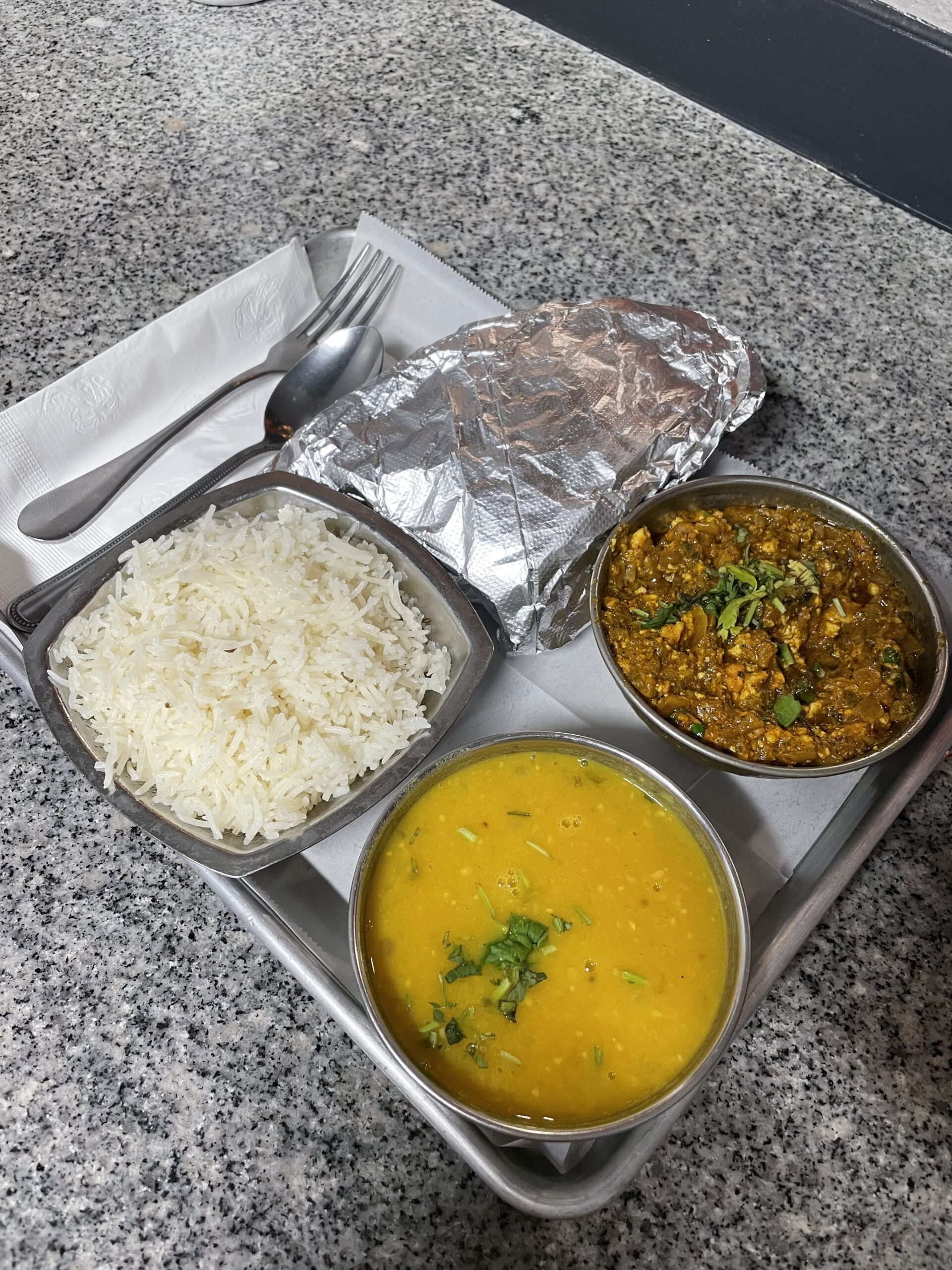 Balti Paneer Lunch